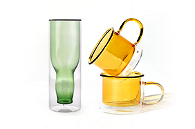 tazas de café de vidrio de doble pared