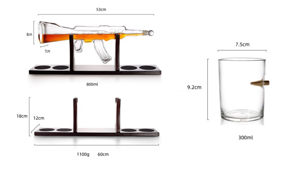 F&aacute;brica de decantadores tipo pistola ODM