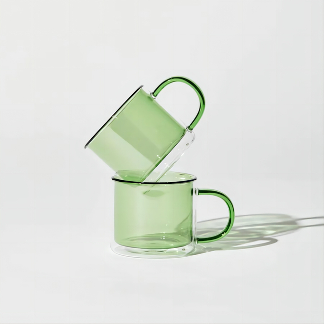 Proveedor de tazas de vidrio de doble pared