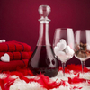 Decantador de vino tinto
