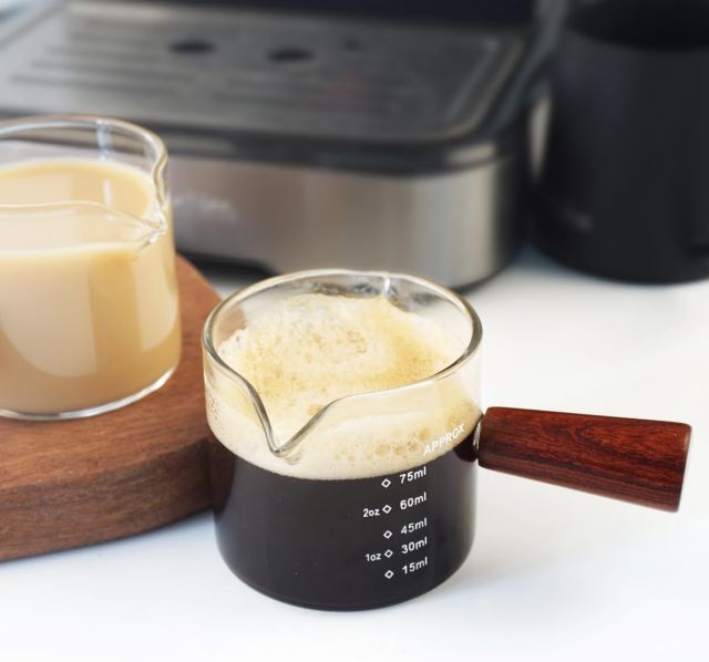 Taza medidora de vidrio resistente al calor 