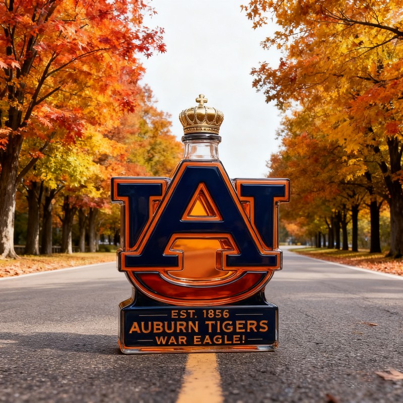 Botella de whisky Auburn Tigers edición limitada 350ML 